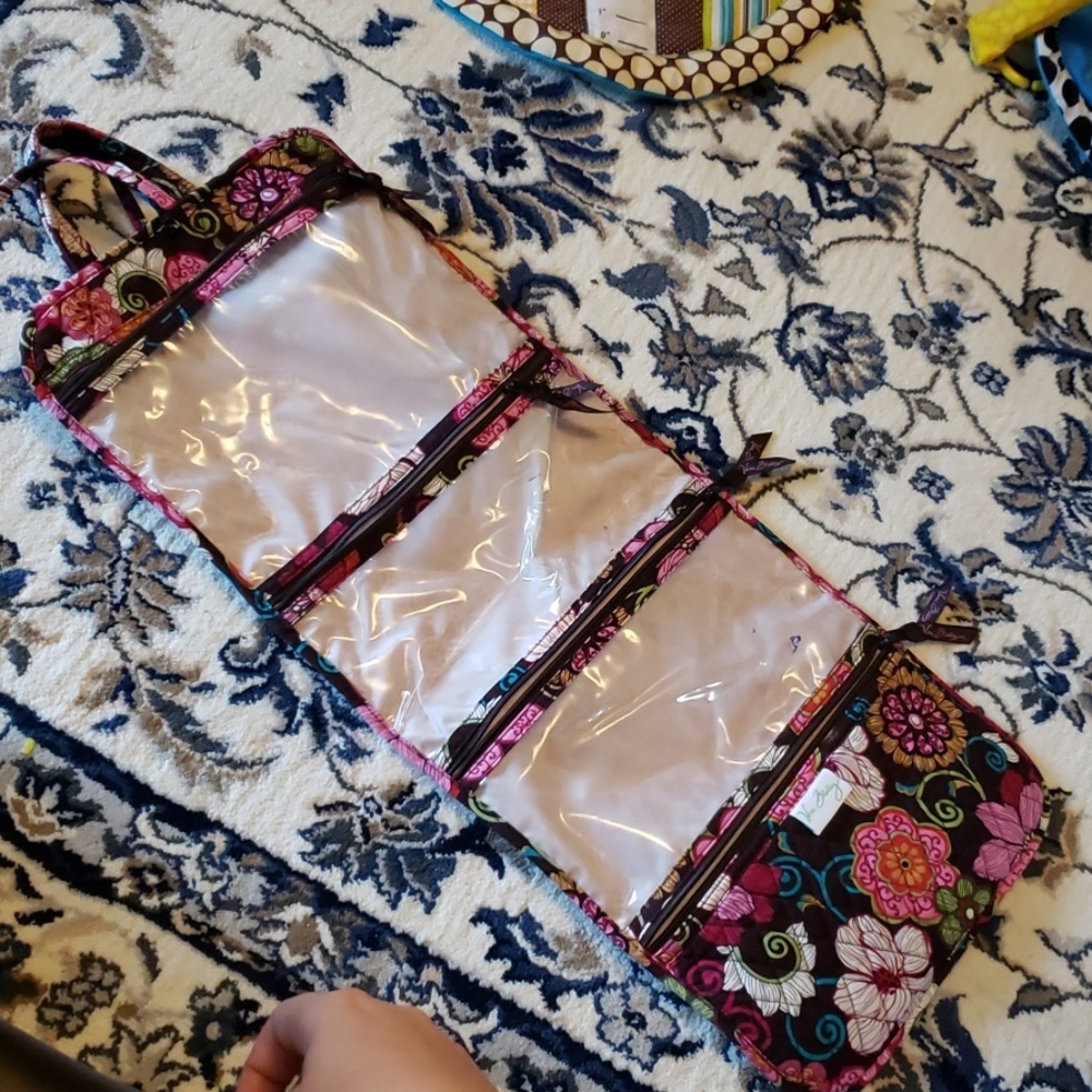 Vera Bradley hanging organizer bag